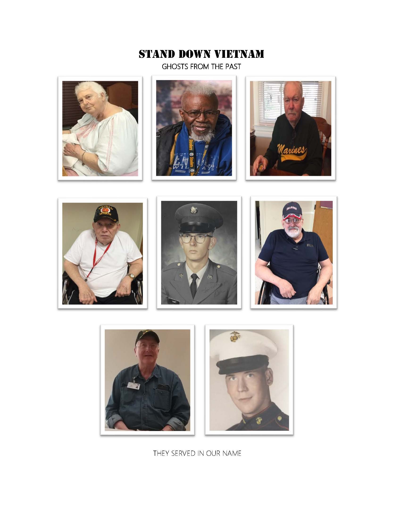 Vietnam veteran portraits